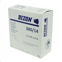Скоба мебельная (упаковка) BIZON 380/14 H=14 цинк (00443)