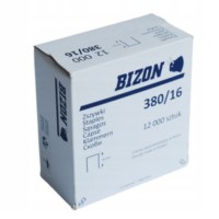 Скоба мебельная (упаковка) BIZON 380/16 H=16 цинк (00444)