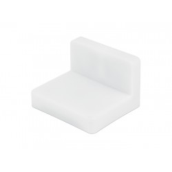 Уголок мебельный монтажный (кабинетный) с пластиковой заглушкой GIFF белый