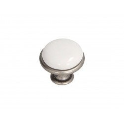 Ручка кнопка Gamet GP19-GA011-WHT-0 патинированный никель