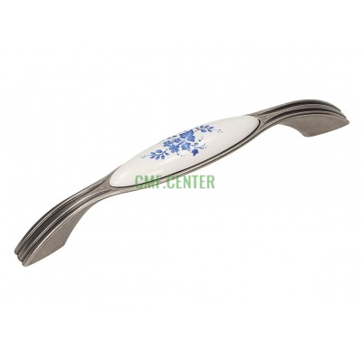 Ручка скоба Gamet UP17-0128-GA011-WHT-16 патинированный никель