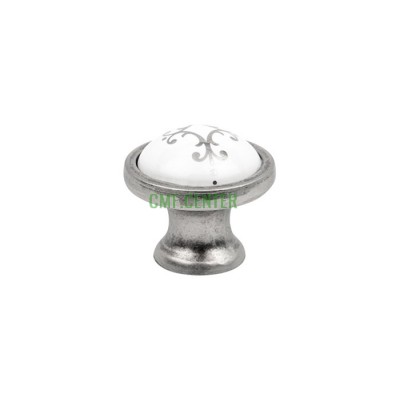 Ручка кнопка Virno Azure 100R WTC A19 античное серебро
