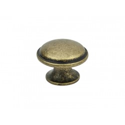 Ручка кнопка Virno Antique 635 патинированная бронза