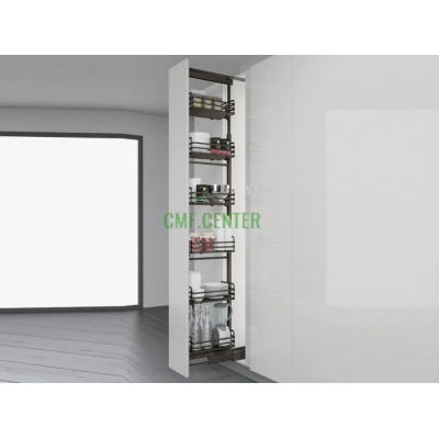 Рама для выдвижной колонны в модуль 450 Inoxa Ellite 858A/50 H=1825-2185 хром/белый