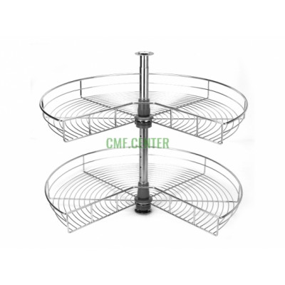 Карусель 3/4 GIFF d=750, h=650-700, хром (2 полки)