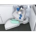 Механизм Combi`S в угловой модуль 900 Inoxa Ellite 845BEY/SX левый хром/белый (2 полки)