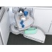 Механизм Combi`S в угловой модуль 900 Inoxa Ellite 846BEY/DX правый хром/белый (2 полки)