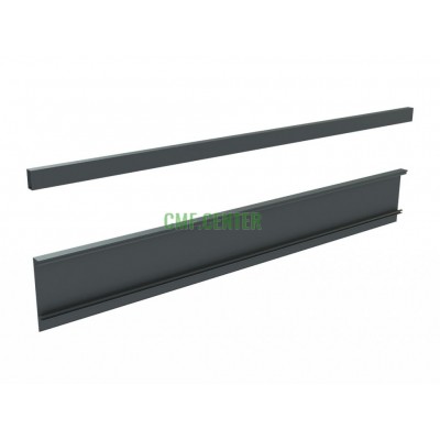 Передняя панель для внутреннего ящика GIFF PRIME FlatBox L=1200 H=167 графит