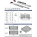 Направляющая скрытого монтажа полного выдвижения c доводчиком GTV Modern Slide 3D PB-3D0SHX18-350-H L=350 H=45 (00556)
