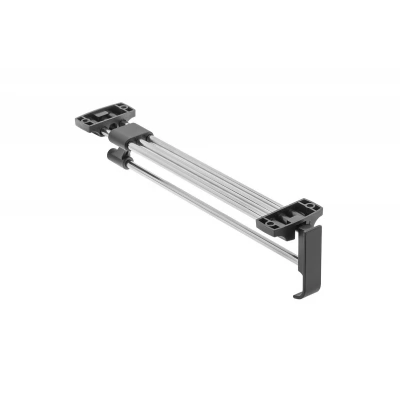 Вешалка выдвижная усиленная (микролифт) GTV PRESTIGE WW-WSD300-01B L=300 хром/черный (00562)