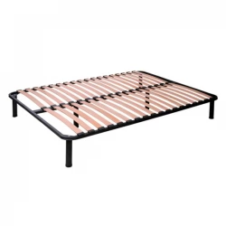 Каркас для кровати DIART ЛИРА 1200x2000 (без ножек, 5,1 см между ламелями) чорний (00577)