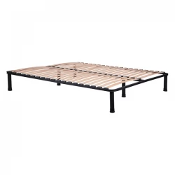 Каркас для кровати DIART ЛОЗА 1200x2000 (без ножек, 4,0 см между ламелями) чорний (00591)