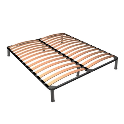 Каркас для кровати DIART ЛЮКС 1200x2000 (без ножек, 2,5 см между ламелями) чорний (00605)