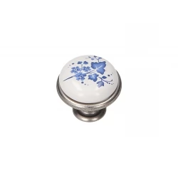 Ручка кнопка Gamet GP19-GA011-WHT-16 патинированный никель
