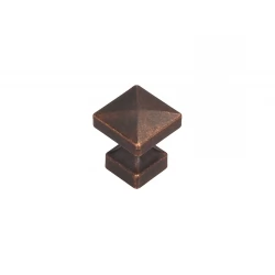 Ручка кнопка Gamet GR47-GPM25 патинированная матовая медь