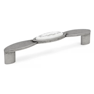 Ручка скоба Virno Azure 101/128 WTC A4 античное серебро