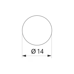 Заглушка конфирмата самоклеющаяся Weiss d=14 дуб платина (50 шт) (283)