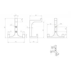 Крючок Virno Style 0101 белый